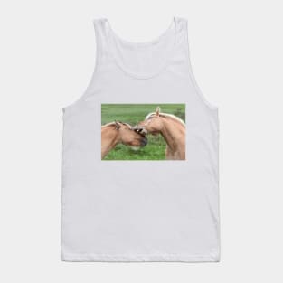 Fjord horses playing Tank Top